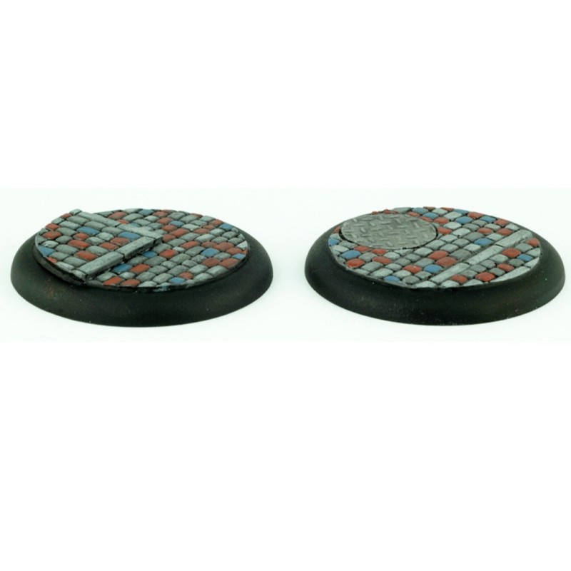 50mm Round Lip Cobbestone Bases