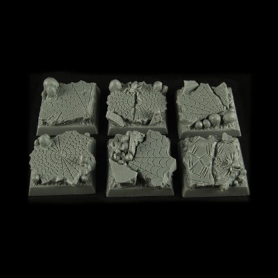 Spider Web 20mm Square Bases