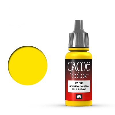Game Color Sun Yellow